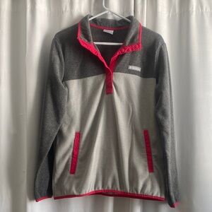 Columbia Gray and Pink Sweatshirt